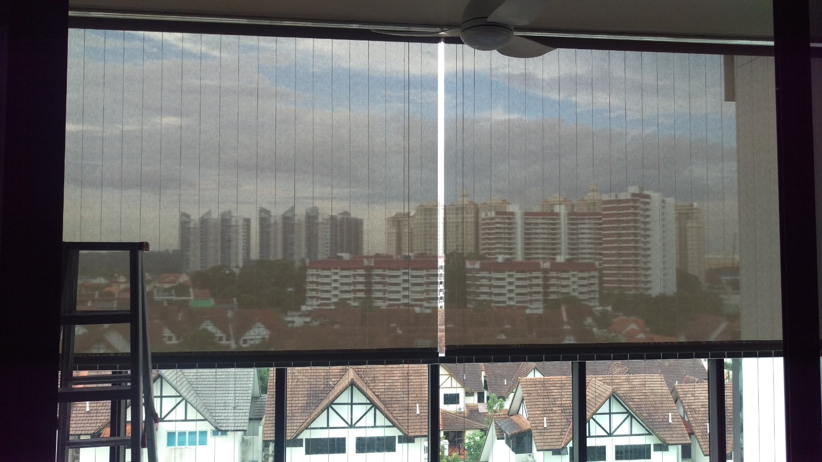 This is a Picture of Outdoor Roller blinds at Singapore Bedok Grandeur Park Residences